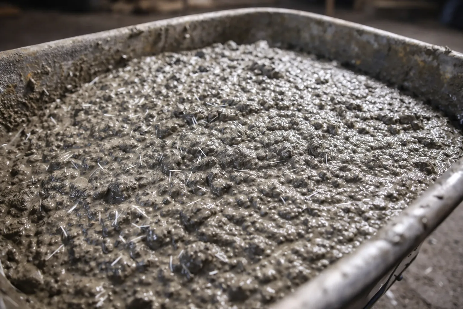 What is the purpose of adding fiber to concrete?