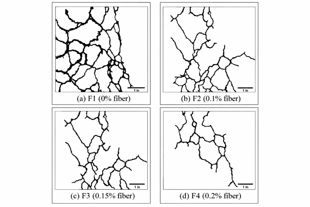 A crew places and finishes a concrete slab in warm, dry conditions while polypropylene fibers are visible in the fresh mix.