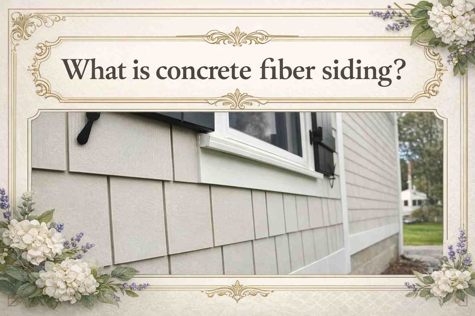 What is concrete fiber siding?