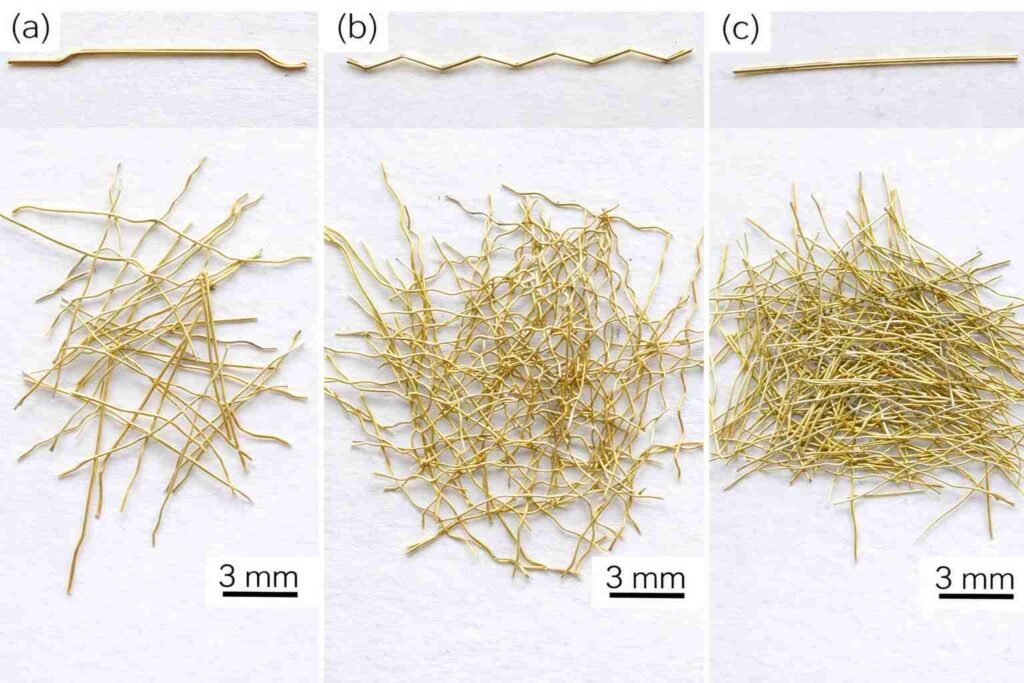 brass-coated micro steel fiber with highlighted strength and crack-resistant properties