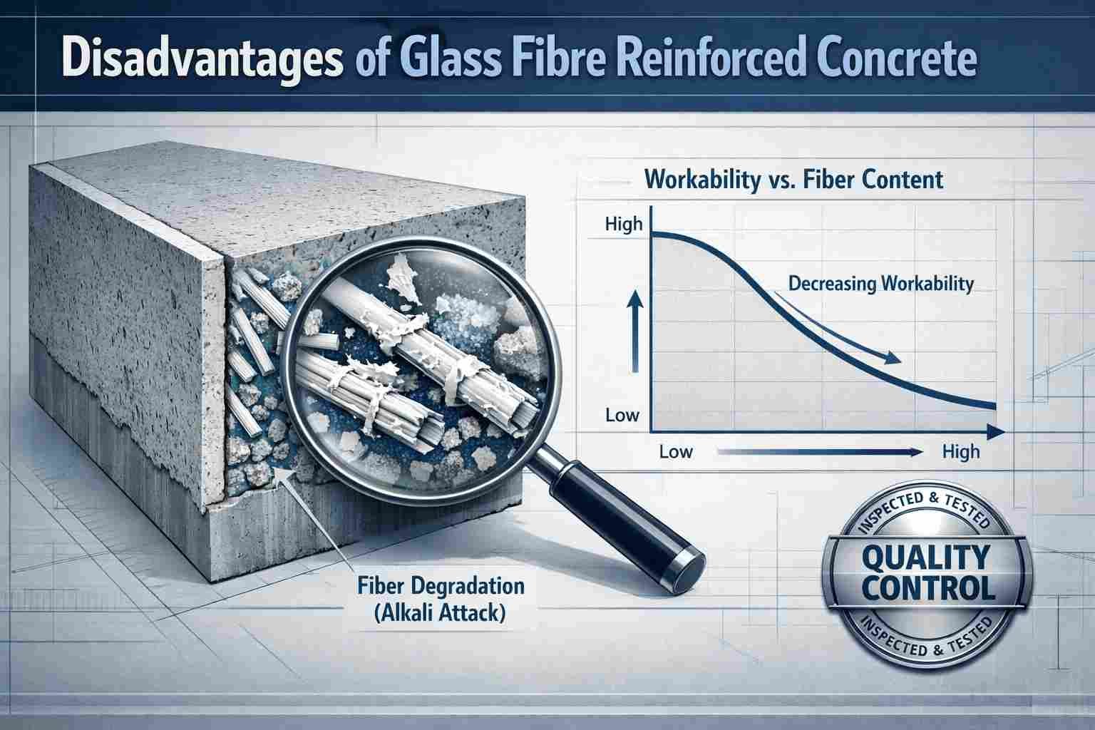 What Are the Disadvantages of Glass Fibre Reinforced Concrete?
