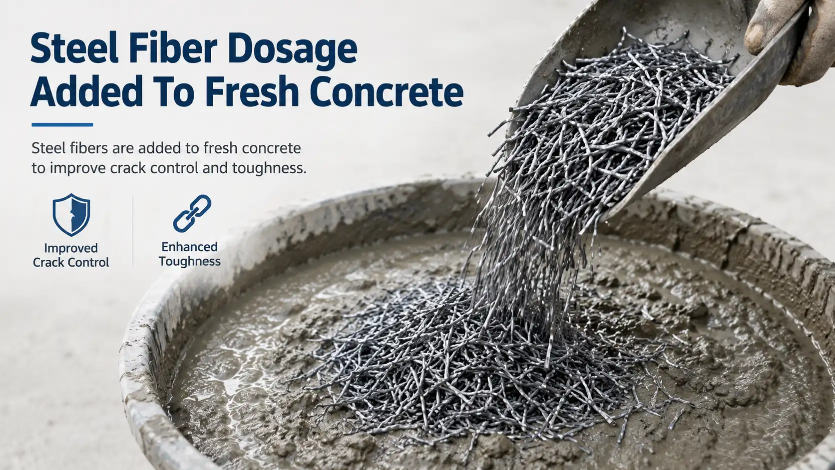 Steel Fiber Dosage In Concrete: How Volume Content Affects Flow, Distribution, And Crack Control