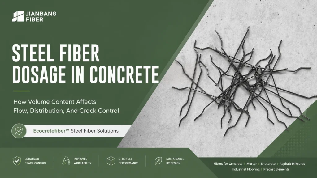 Steel Fiber Dosage In Concrete | Ecocretefiber™