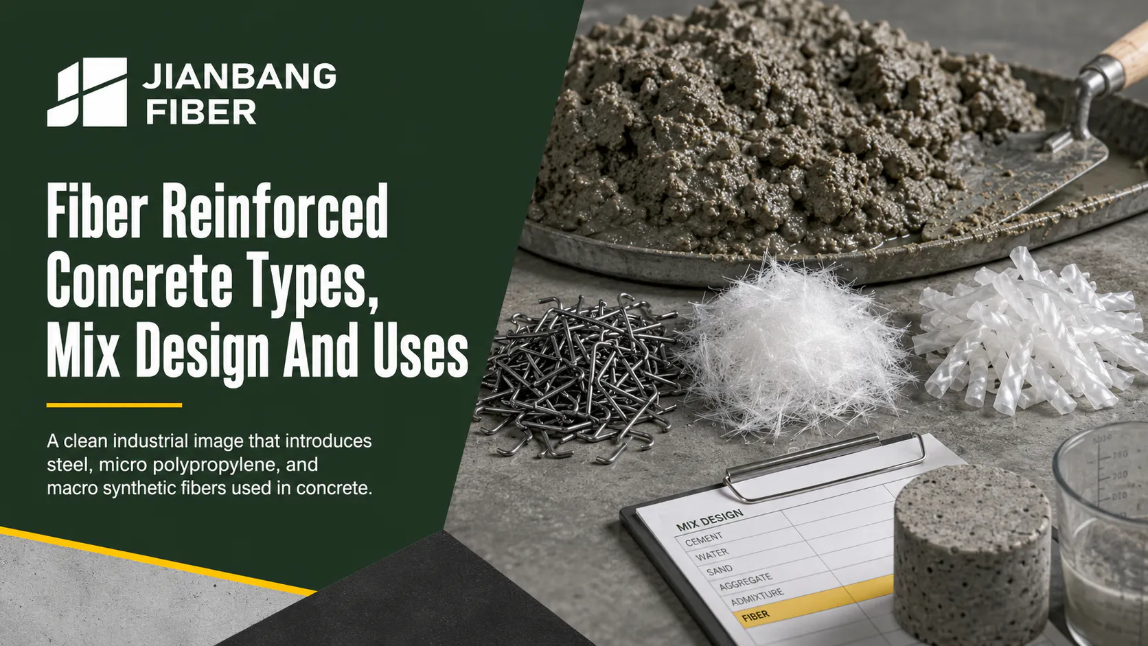 Fiber Reinforced Concrete: Types, Crack-Bridging Mechanism, Mix Design, Performance, And Construction Guide