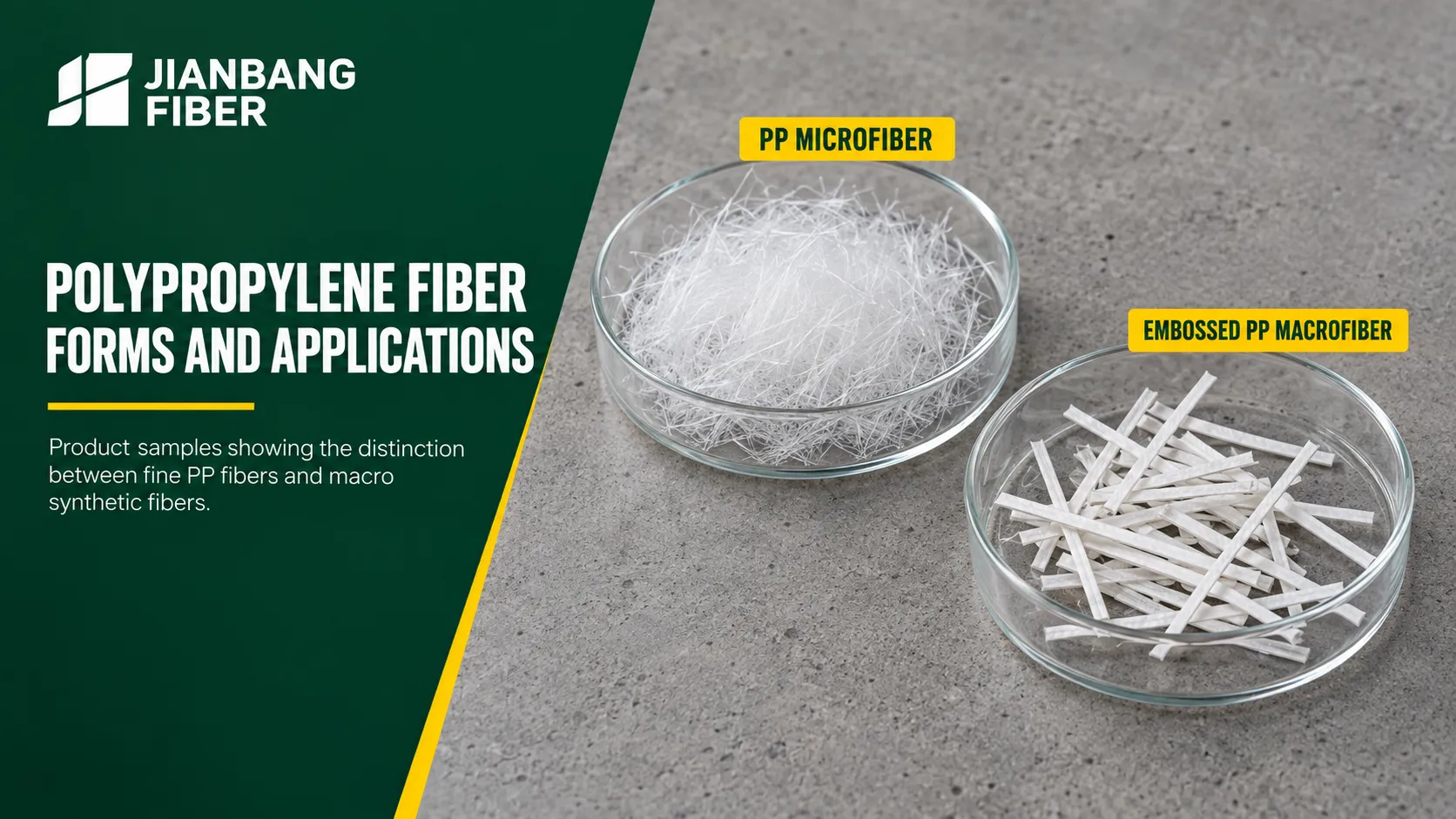 Modified Polypropylene Fiber For Concrete And Industrial Applications