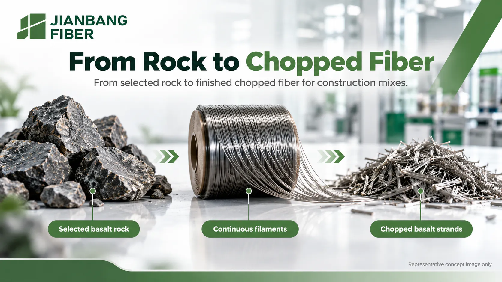 How Basalt Fiber Is Made and Qualified for Concrete and Asphalt